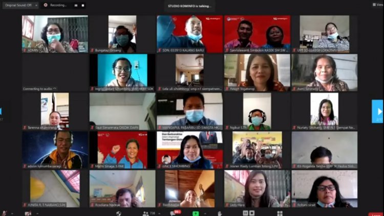 Keren, Ribuan Guru Kembali Hadiri Webinar Pendidikan SahabatGuru-Kominfo-Pemkab Dairi